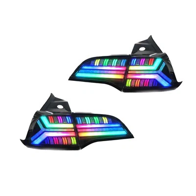 Flerfarvet halelysform